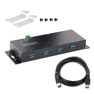 StarTech.com 4 Port USB 3.0 USB A USB 3.0 Hub, USB Bus Powered, 7.0 x 2.3 x 0.9in