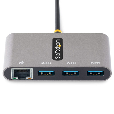 StarTech.com 3 Port USB 3.2 USB A, USB C USB C Hub, USB Bus Powered, 11.8 x 3.1 x 0.6in