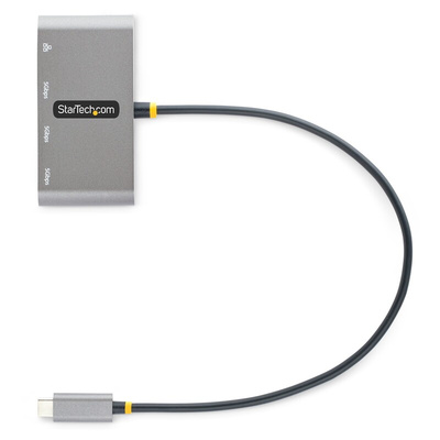 StarTech.com 3 Port USB 3.2 USB A, USB C USB C Hub, USB Bus Powered, 11.8 x 3.1 x 0.6in