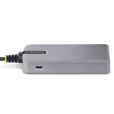 StarTech.com 3 Port USB 3.2 USB A, USB B, USB C USB C Hub, USB Bus Powered, 42 x 5.4 x 1.6cm