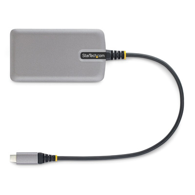 StarTech.com 3 Port USB 3.2 USB A, USB B, USB C USB C Hub, USB Bus Powered, 42 x 5.4 x 1.6cm
