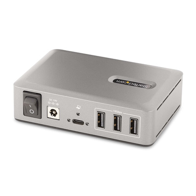 StarTech.com 10 Port USB 3.2 USB A, USB C  Hub, AC Adapter Powered, 25 x 170.5 x 93mm