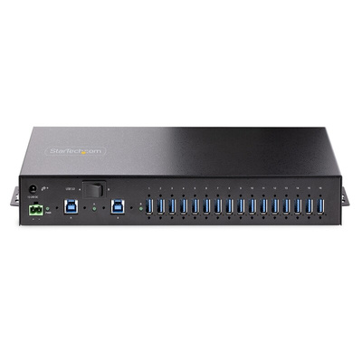 StarTech.com 16 Port USB 3.2 USB A  Hub, AC Adapter Powered, 368 x 273 x 98mm