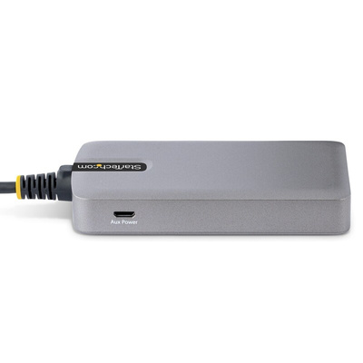 StarTech.com 4 Port USB 3.2 USB A, USB B  Hub, USB Bus Powered, 170 x 142 x 30mm