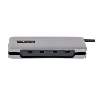 StarTech.com 4 Port USB 3.2 USB C  Hub, USB Bus Powered, 170 x 142 x 30mm