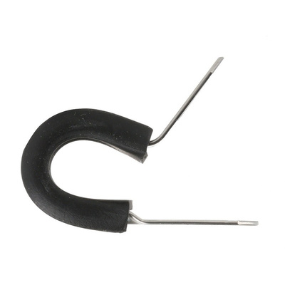 8mm Black Stainless Steel P Clip