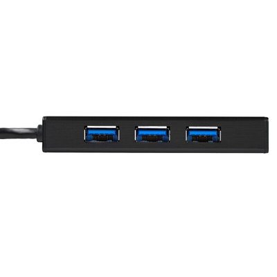 StarTech.com 3 Port USB 3.0 USB A  Hub, AC Adapter Powered, 87 x 43 x 14mm