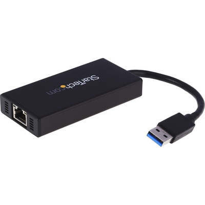StarTech.com 3 Port USB 3.0 USB A  Hub, AC Adapter Powered, 87 x 43 x 14mm