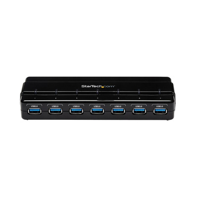StarTech.com 7 Port USB 3.0 USB A  Hub, AC Adapter Powered, 172 x 70 x 23mm