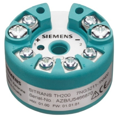 Siemens SITRANS TH200 Temperature Transmitter PT100 Input, 11 → 35 V dc