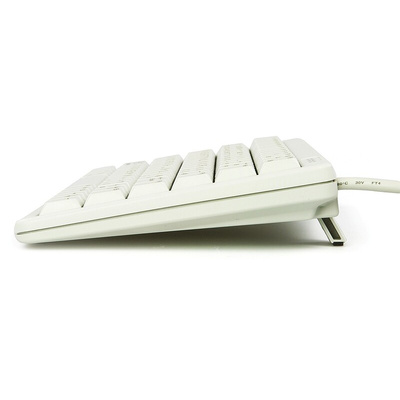 CHERRY Wired PS/2, USB Compact Keyboard, QWERTY (UK), White