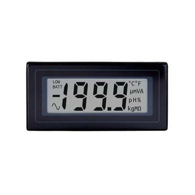 Lascar Digital Voltmeter DC, LCD Display 3.5-Digits ±1 %, 36 x 72 mm