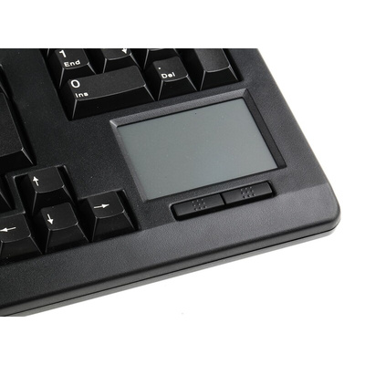 CHERRY Wired USB Compact Touchpad Keyboard, QWERTY (UK), Black