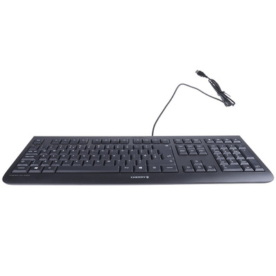 CHERRY Wired Keyboard and Mouse Set, QWERTY (UK), Black