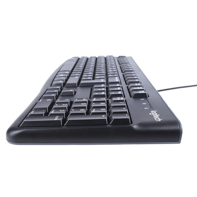 Logitech Wired Keyboard and Mouse Set, AZERTY (France), Black