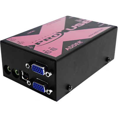 Adder Dual Monitor USB VGA over CATx KVM Extender, 300m