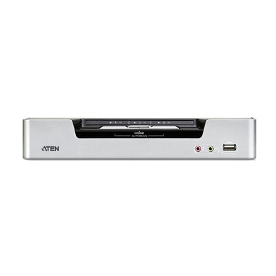 Aten 2 Port USB DVI KVM Switch, 3.5 mm Stereo 2560 x 1600 Maximum Resolution