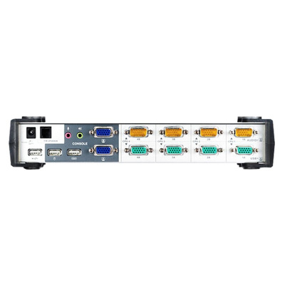 Aten 4 Port USB VGA KVM Switch, 3.5 mm Stereo 2048 x 1536 Maximum Resolution
