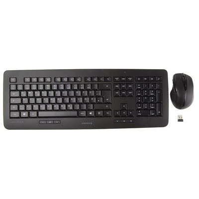 CHERRY Wireless Keyboard and Mouse Set, QWERTZ (German), Black