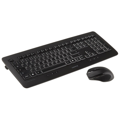 CHERRY Wireless Keyboard and Mouse Set, QWERTY (US), Black