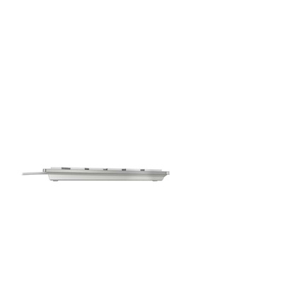 CHERRY Wired USB Keyboard, AZERTY, Silver, White