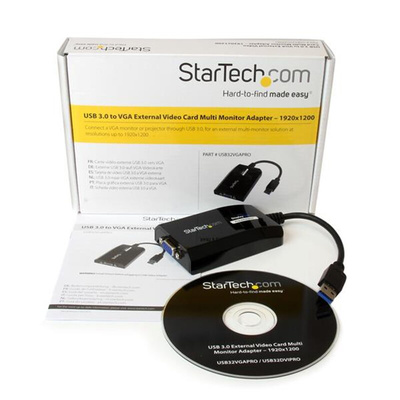 StarTech.com USB A to VGA Adapter, USB 3.0, 1 Supported Display(s) - 1920 x 1200