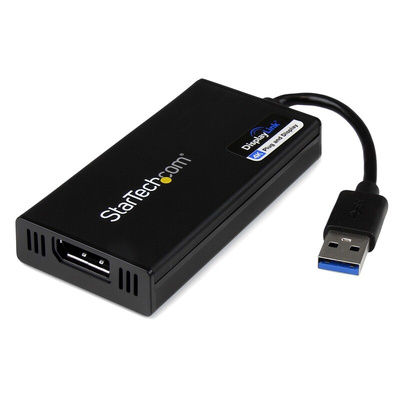 StarTech.com USB A to DisplayPort Adapter, USB 3.0, 1 Supported Display(s) - 4K @ 30Hz