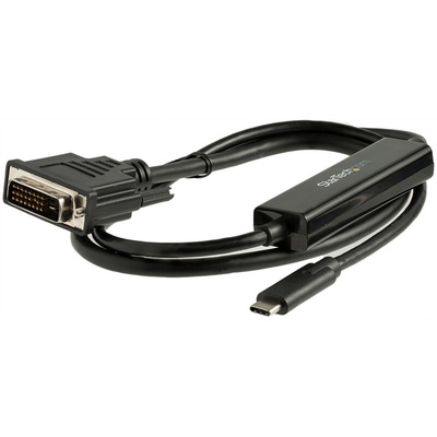 StarTech.com USB C to DVI Adapter Cable, USB 3.1, 1 Supported Display(s) - 1920 x 1200