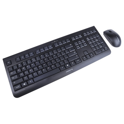 CHERRY Wireless Keyboard and Mouse Set, QWERTY (US), Black