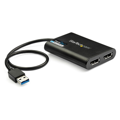 StarTech.com USB A to DisplayPort Adapter, USB 3.0, 2 Supported Display(s) - 4K @ 60Hz