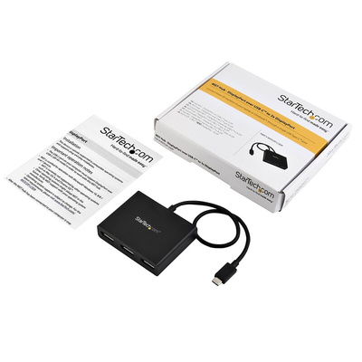 StarTech.com USB C to DisplayPort Adapter, USB 3.1, 3 Supported Display(s) - 4K @ 30Hz