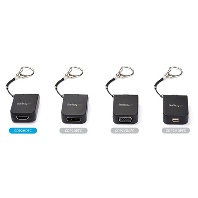 StarTech.com USB C to HDMI Adapter, USB C, 1 Supported Display(s) - 4K @ 30Hz