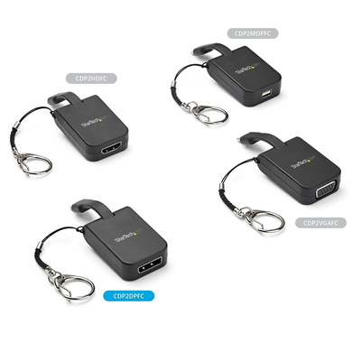 StarTech.com USB C to DisplayPort Adapter, USB C, 1 Supported Display(s) - 8K @ 60Hz