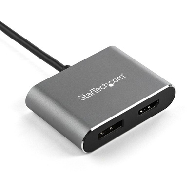 StarTech.com USB C to DisplayPort, HDMI Adapter, USB C, 1 Supported Display(s) - 4K @ 60Hz