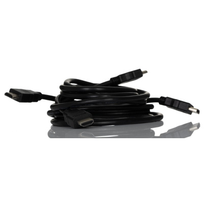 RS PRO 2 Port Dual Monitor USB HDMI KVM Switch