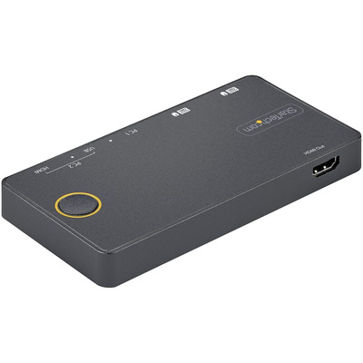 StarTech.com 2 Port USB DisplayPort, HDMI KVM Switch, HDMI 3840 x 2160 Maximum Resolution