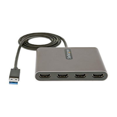 StarTech.com USB A to HDMI Graphics Adapter, USB 3.0, 4 Supported Display(s) - 1080p @ 60Hz