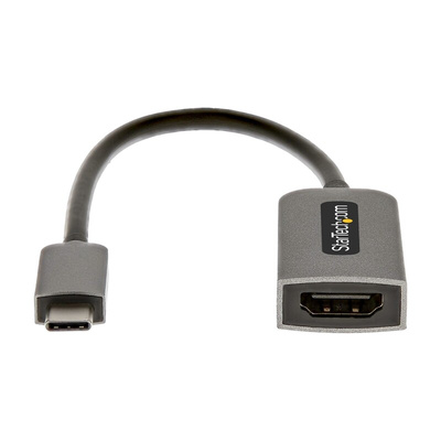 StarTech.com USB C to HDMI Adapter Cable, USB C, 1 Supported Display(s) - 4K @ 60Hz