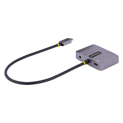 StarTech.com USB C to HDMI, VGA Adapter, USB C, 1 Supported Display(s) - 4K @ 60Hz