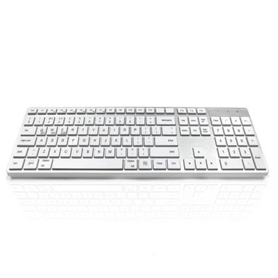 Ceratech Wireless Bluetooth Mac Keyboard, QWERTY, White