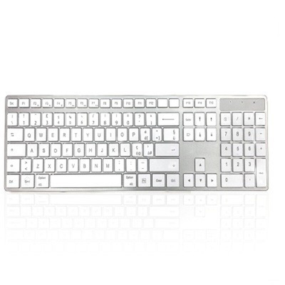 Ceratech Wireless Bluetooth Mac Keyboard, QWERTY, White