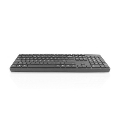 Ceratech Wired USB Slimline Keyboard, QWERTY, Black