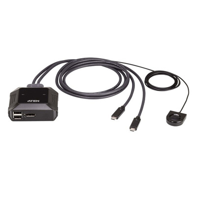 Aten 5 Port USB DisplayPort KVM Switch, USB-C 4096 x 2160 Maximum Resolution