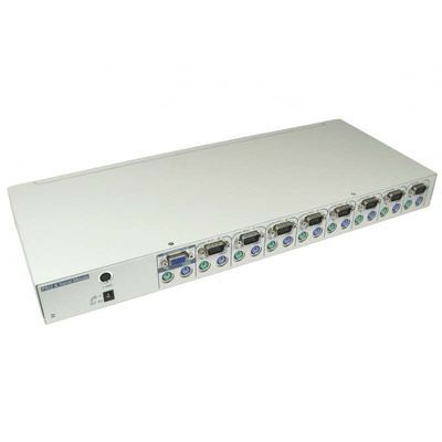 16 PORT AUTO DESKTOP KVM PS2HD15OSDRACK