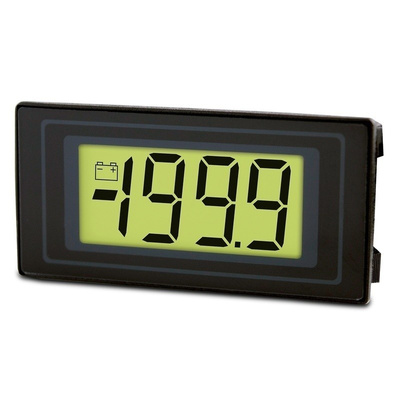 Lascar Digital Voltmeter DC, LCD Display 3.5-Digits ±1 %, 45 x 22.2 mm