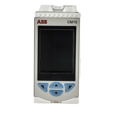 ABB CM10 Controller, 97 x 50mm, 2 Output Analogue, Relay, 100 → 240 V ac Supply Voltage ON/OFF