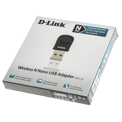 D-Link N300 WiFi USB 2.0 WiFi Adapter