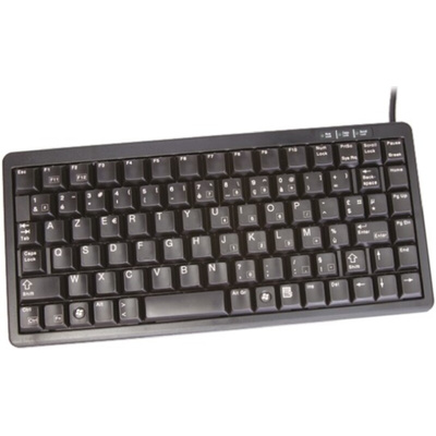 CHERRY Wired PS/2, USB Compact Keyboard, AZERTY, Black