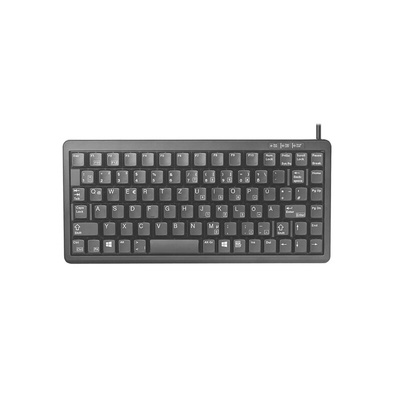 CHERRY Wired PS/2, USB Compact Keyboard, QWERTY (US), Black