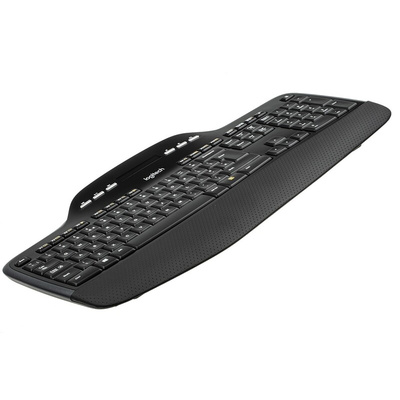 Logitech Wireless Keyboard and Mouse Set, QWERTY, Black (Keyboard), Black/Grey (Mouse)